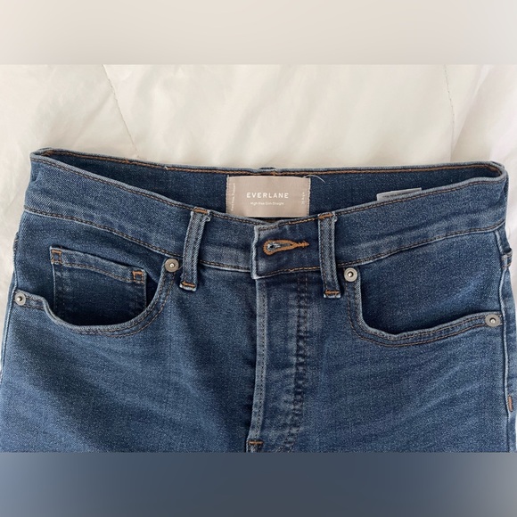 Everlane The Authentic Stretch High-Rise Skinny size 26 crop - Picture 4 of 6